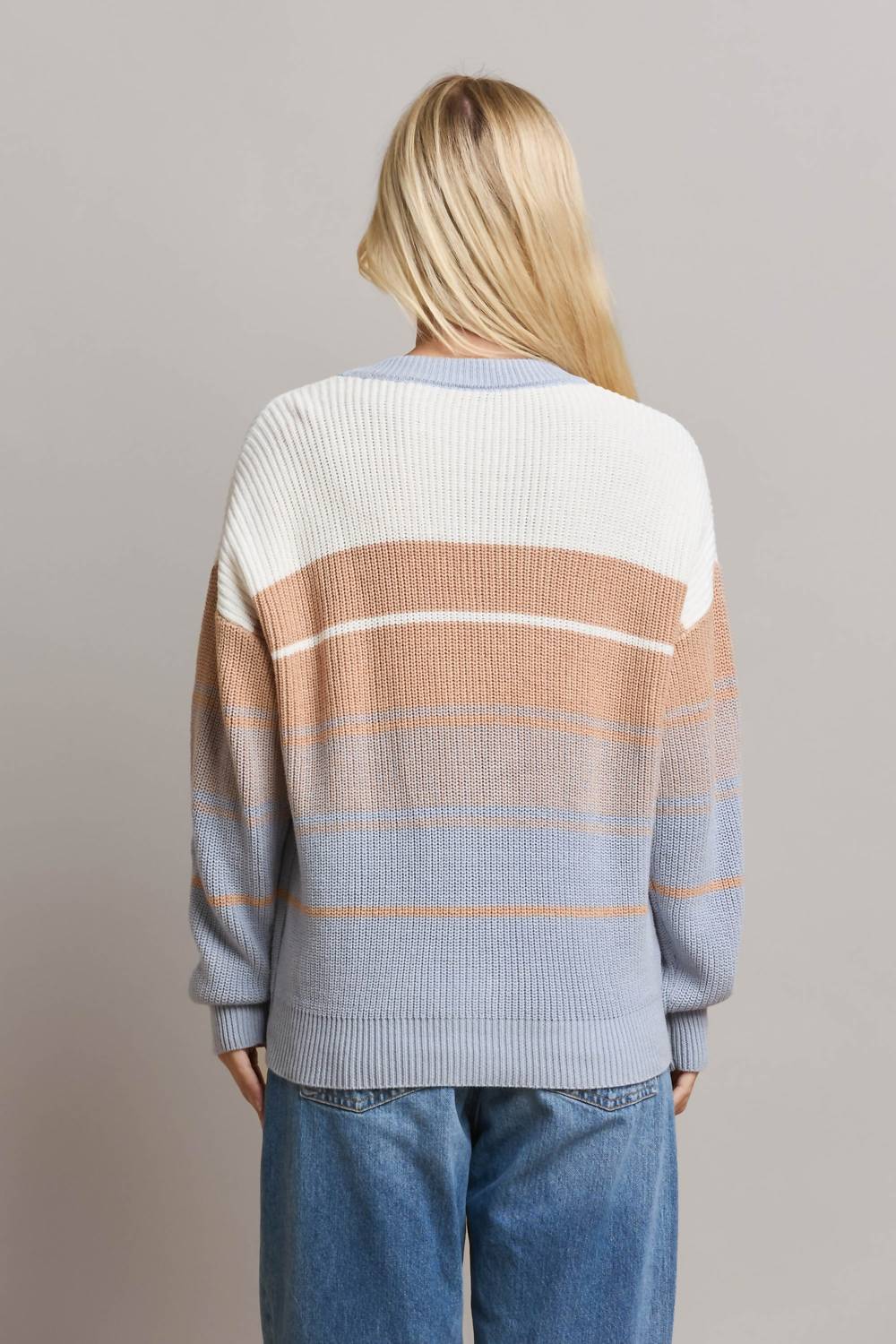 Able - Ombre Stripe Sweater Cardigan
