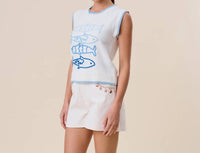 Able - Sardine Embroidered Sweater