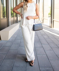 Able - Stripe Linen Set Pants