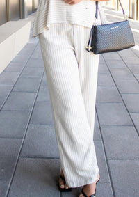 Able - Stripe Linen Set Pants