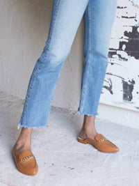 Able - Women's Monica Mules - brown - clogs - leather
