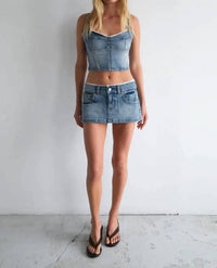 Abrand Jeans - Saloon Fitted Bodice Top