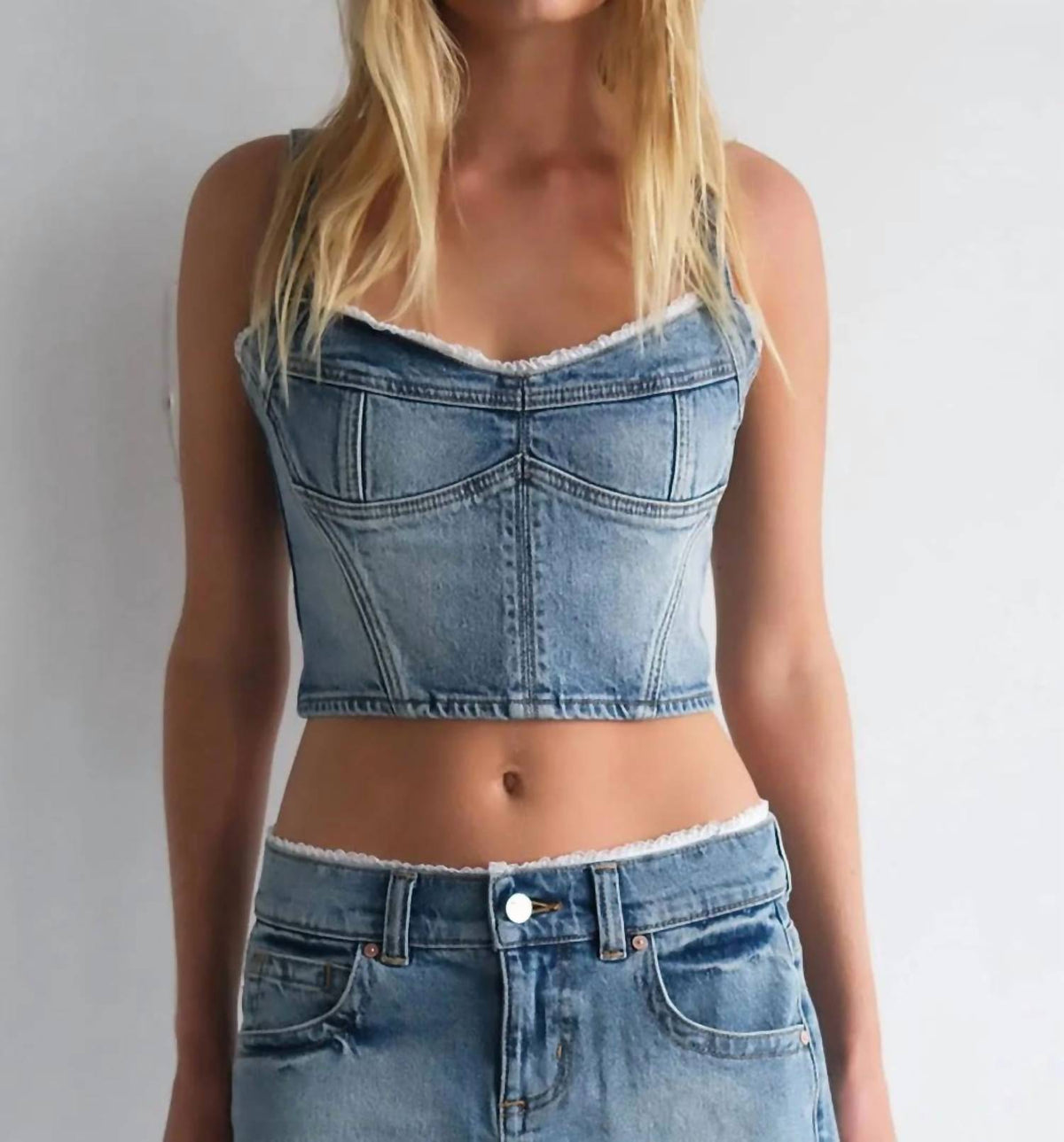 Abrand Jeans - Saloon Fitted Bodice Top