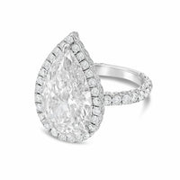 Diana M Jewels - Women's Pear Lab-Grown Diamond Fashion Ring (6.70 Ct) - Signature