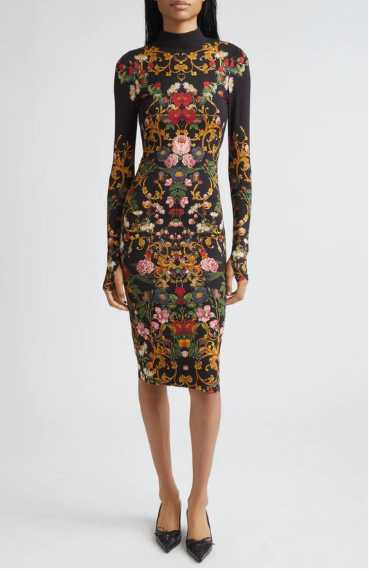 Alice + Olivia - Delora Midi Dress