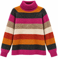 Mb By Tribal - Soft Boucle Long Sleeve Turtleneck Sweater