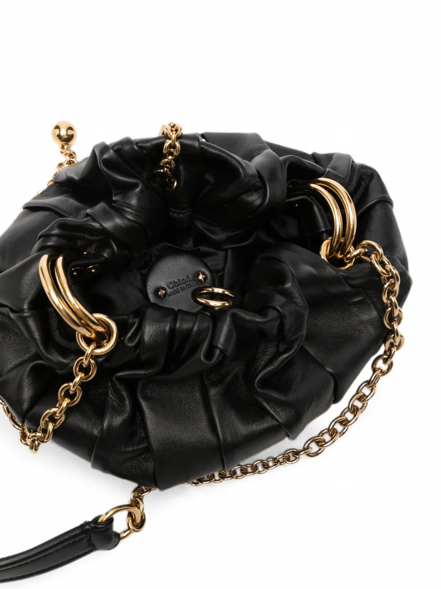 Chloe - Women's Plissé Shoulder Bag
