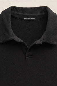 James Perse - Men's Short Sleeve Slub Polo