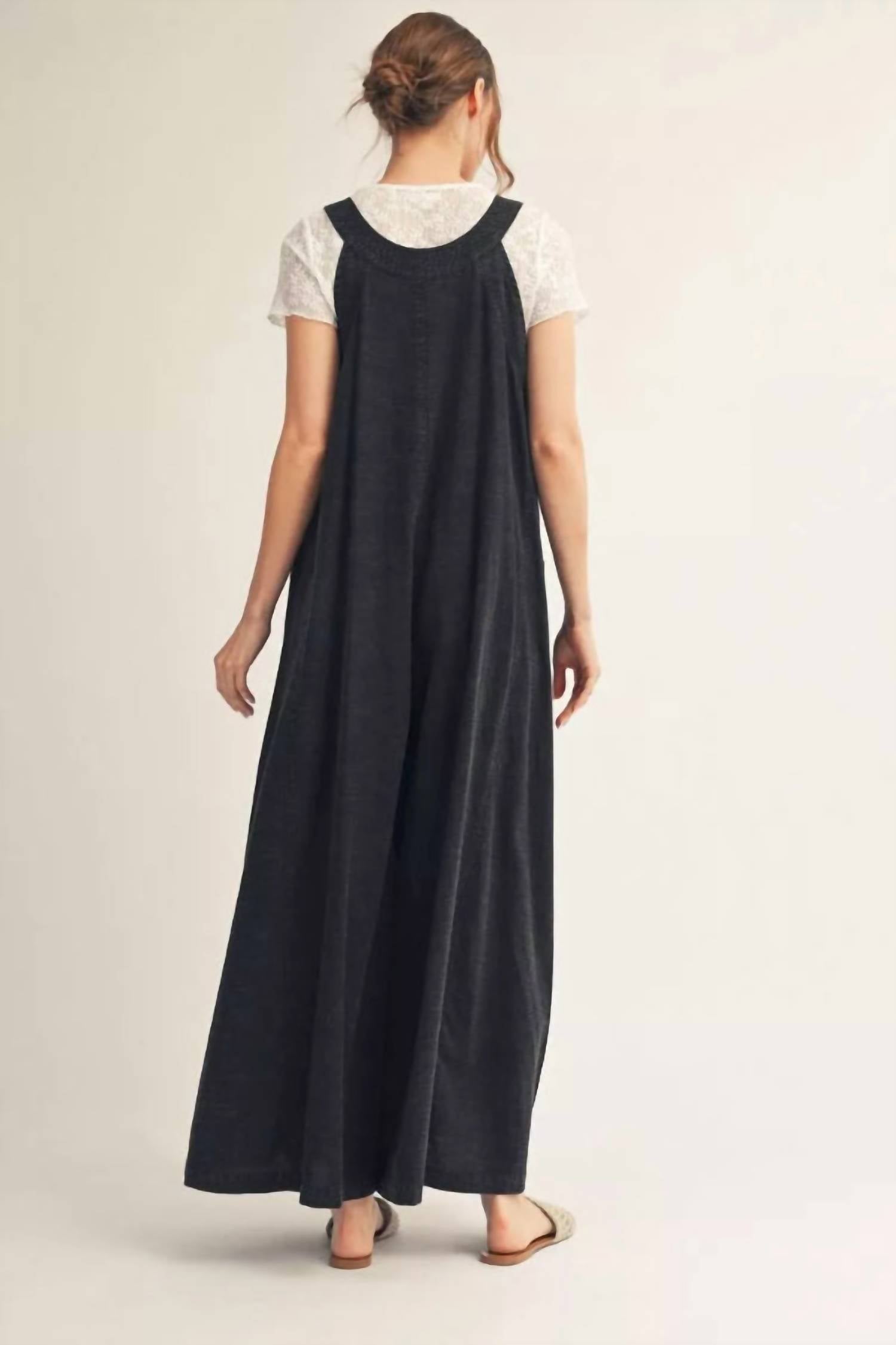 Jodifl - Women's Sleeveless Wide-Leg Jumpsuit