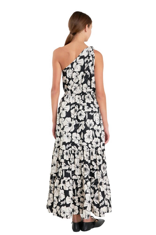 English Factory - One Shoulder Floral Dress