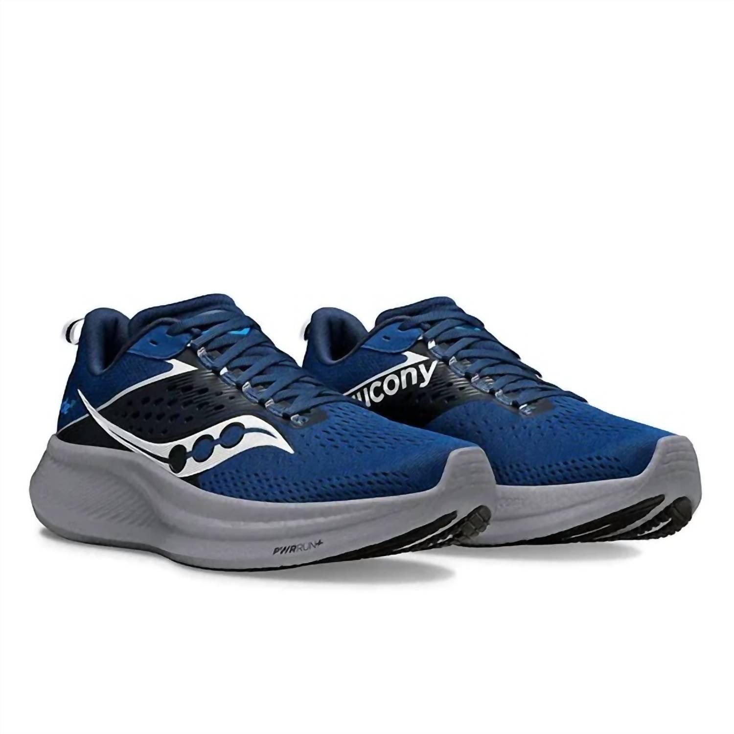 SAUCONY Men's Ride 17 Shoes in tide silver - men's sneaker - alternate view
