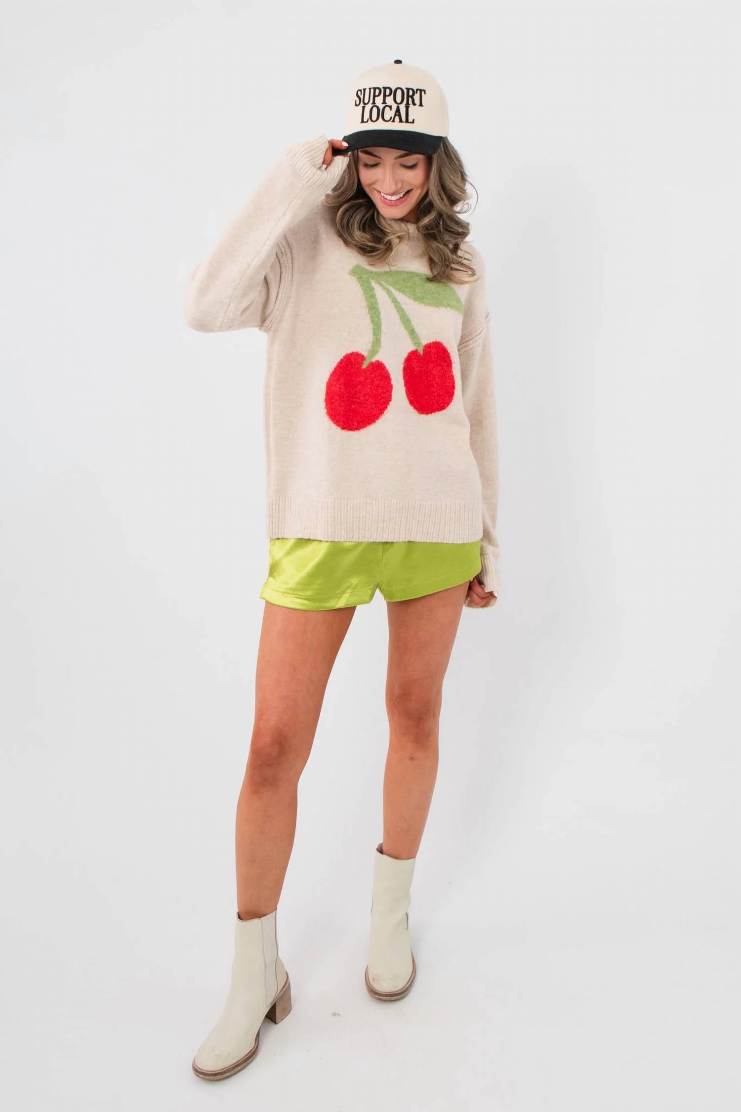 Staccato - Cherry On Top Graphic Sweater