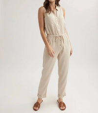 Bella Dahl - Linen Pocket Jumpsuit