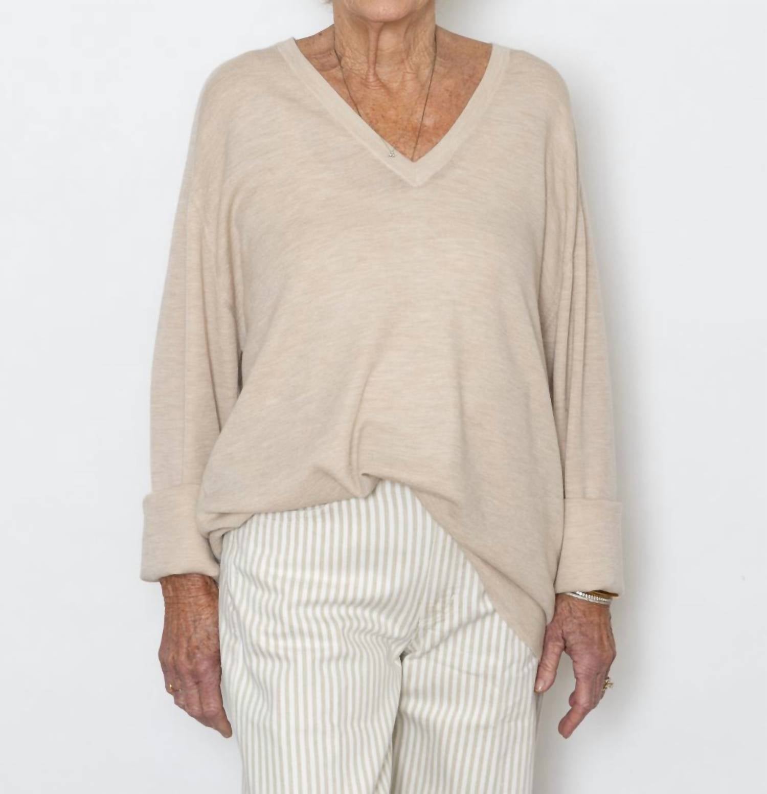 6397 - Slinky V Neck Sweater