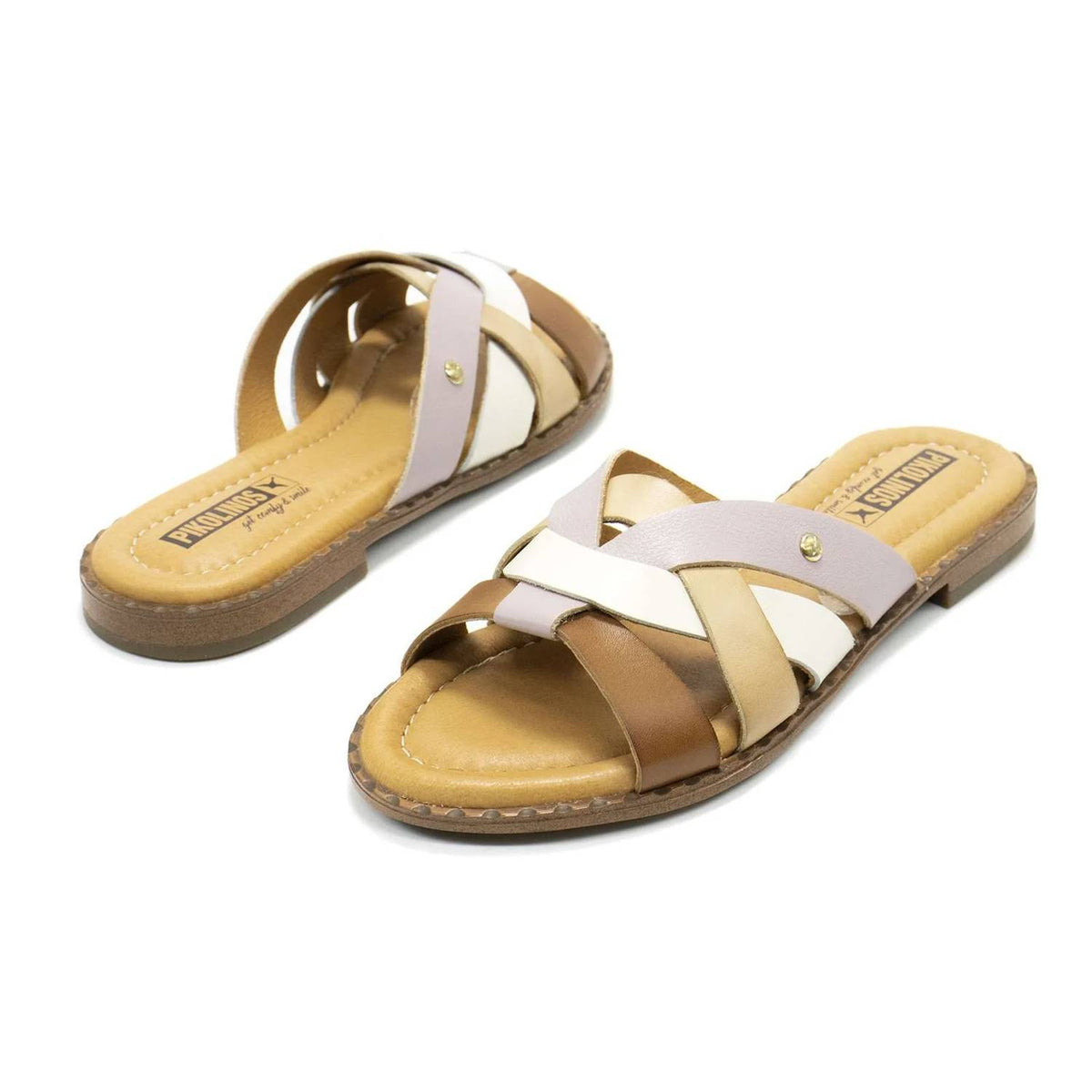 Pikolinos - Women's Algar Leather Slide Sandals