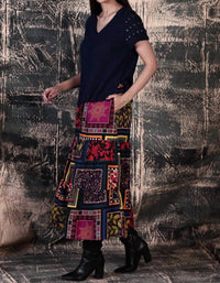 maude vivante Ada Skirt in night glow - women's skirt - alternate view