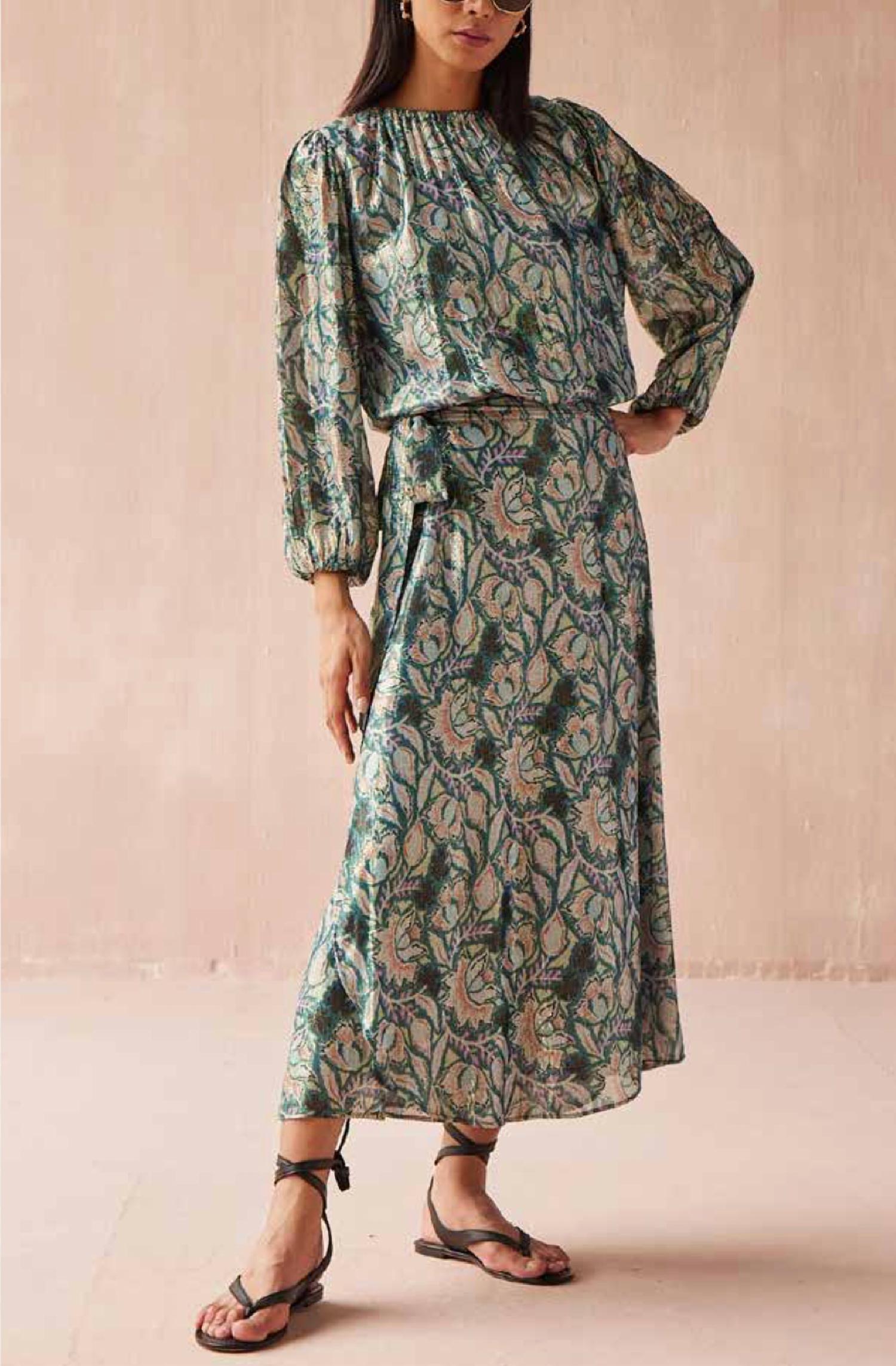 Omika - Nalini Wrap Maxi Skirt