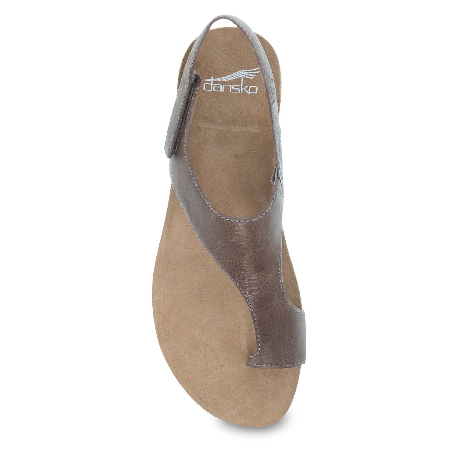 dansko Women's Reece Sandal in stone 1 - women's sandal - alternate view