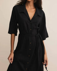 Z Supply - Brise Linen Midi Shirt Dress