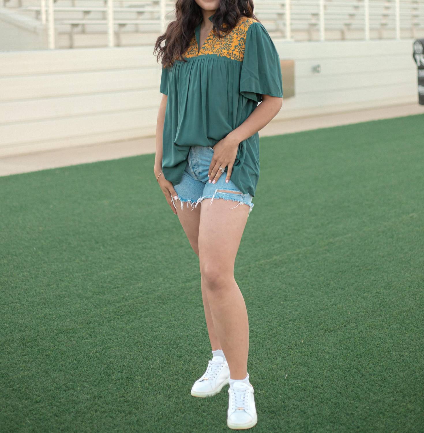 Layerz Clothing - Hawks Embroidered Top