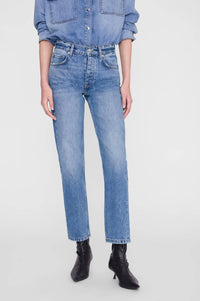 Anine Bing - Jane High Rise Slim Jeans