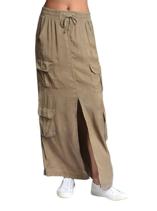 Blanc Noir - Phoenix Tencel Cargo Skirt