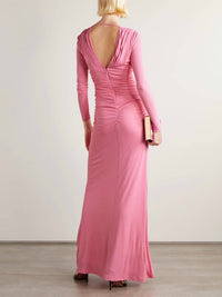 Carolina Herrera - Ruched Stretch Jersey Gown