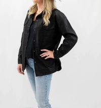Coalition La - Vegan Leather Shacket