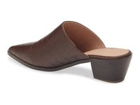 CHOCOLAT BLU Women's Cellia Croco Heel in brown - women's heels - alternate view