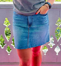 Dear John Denim - Bridgeport Raw Hem Denim Skirt