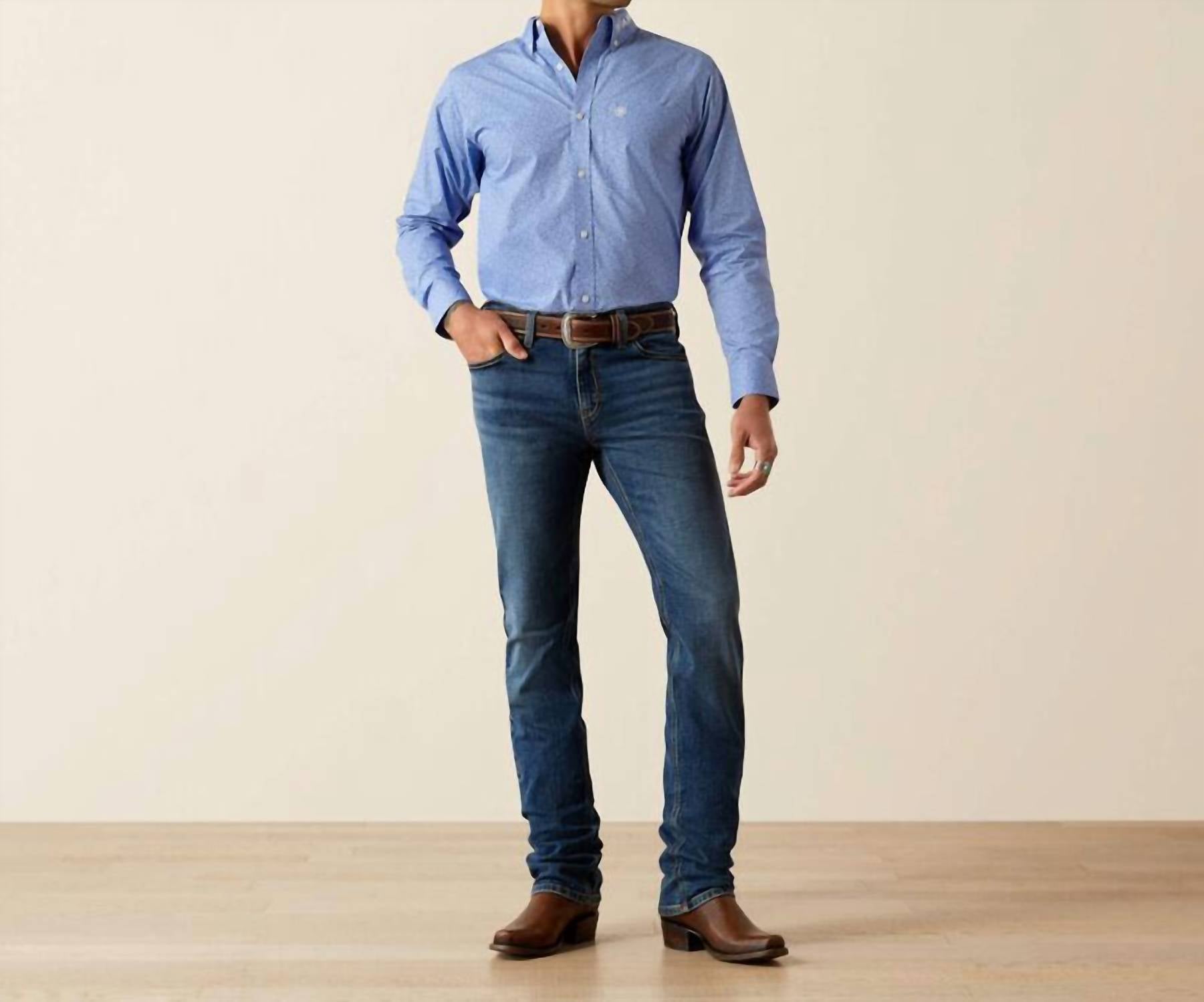 ARIAT M8 Modern Miles Straight Leg Jeans in carlos - men's jeans