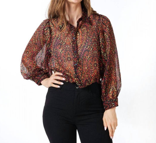 Rewilding Puff Sleeve Blouse