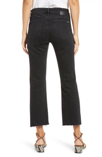 Mavi - Anika High Waist Fray Hem Crop Flare Jeans