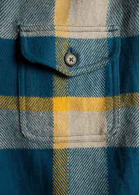 Iron & Resin Men's Conejo Twill Shirt in blue - men's shirt - view 5