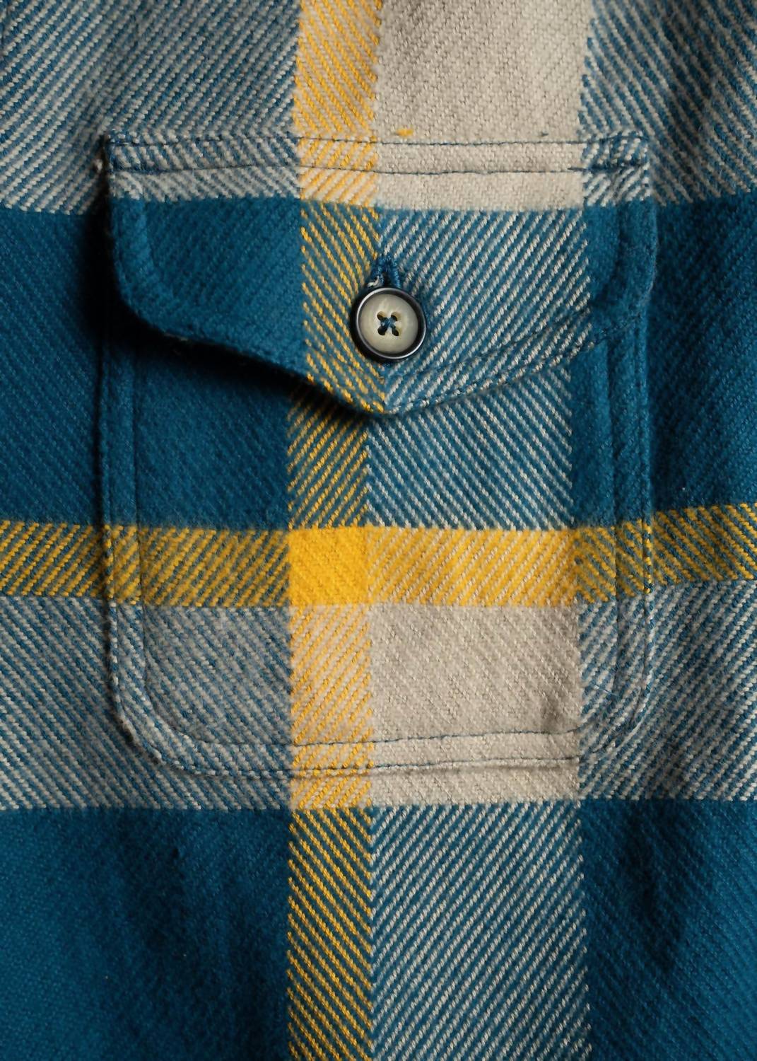 Iron & Resin Men's Conejo Twill Shirt in blue - men's shirt - view 5