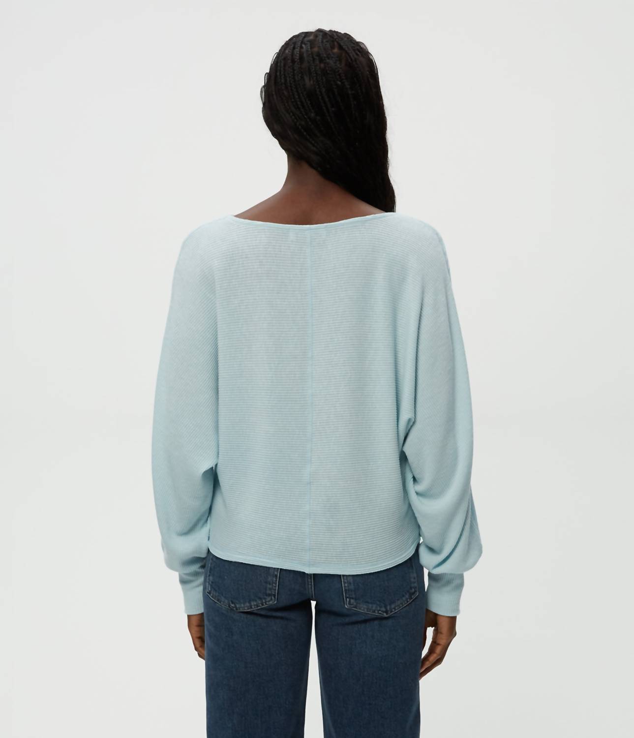 Michael Stars - Roxy Balloon Sleeve Ribbed Top