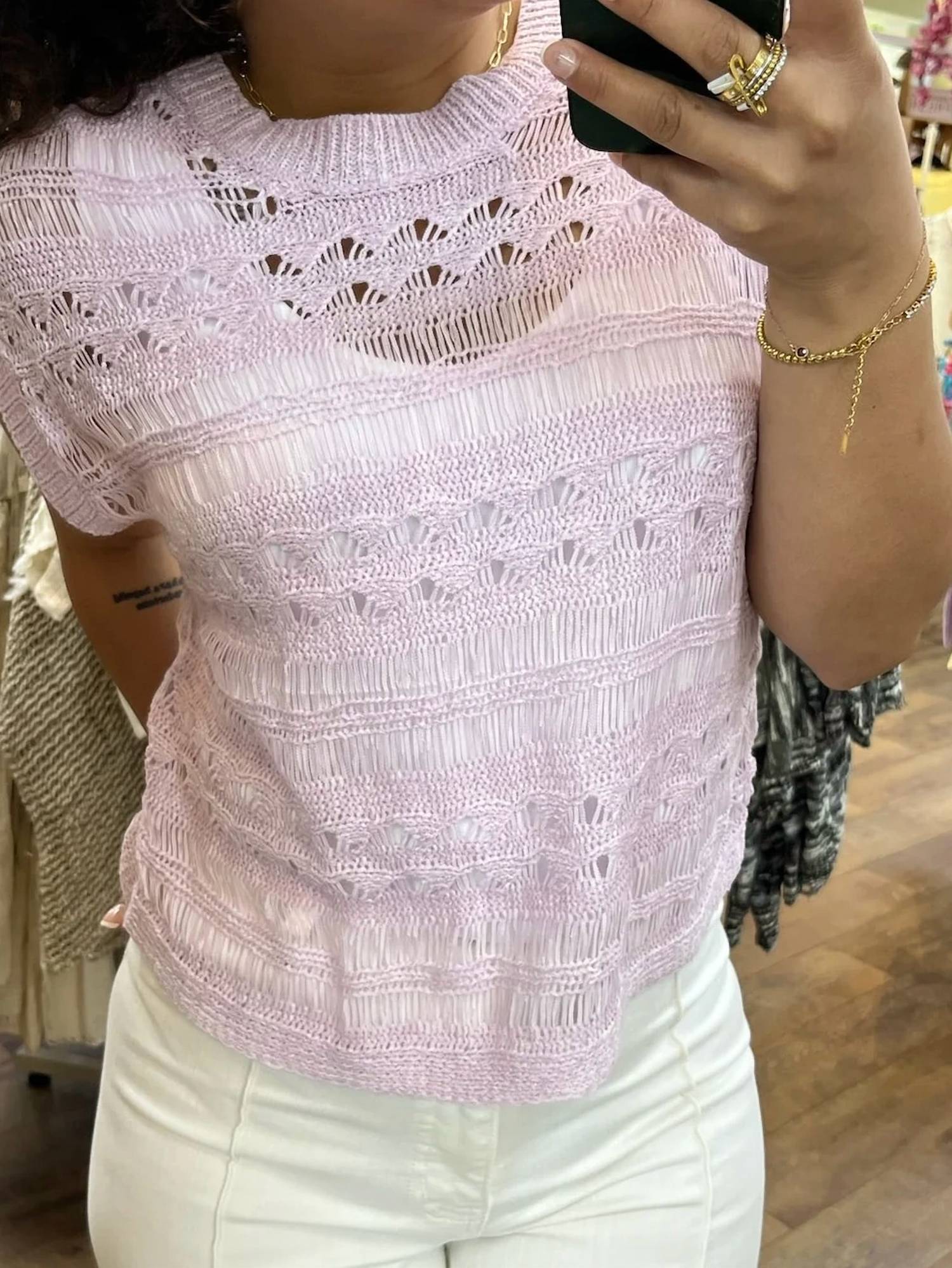 Mystree - Cabana Crochet Top
