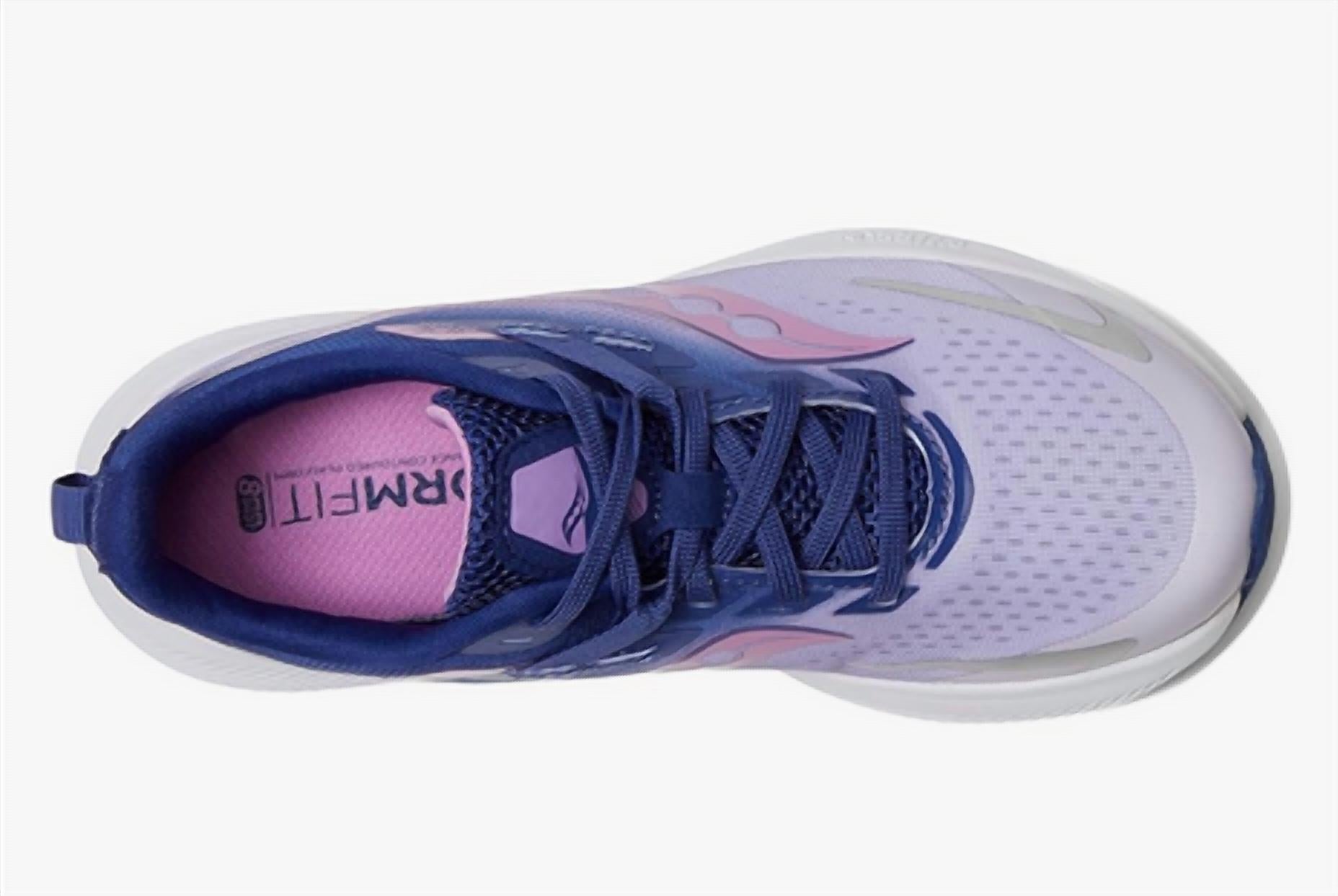 SAUCONY Kid's Ride 15 Sneakers in mauve indigo - kids' sneaker - view 5