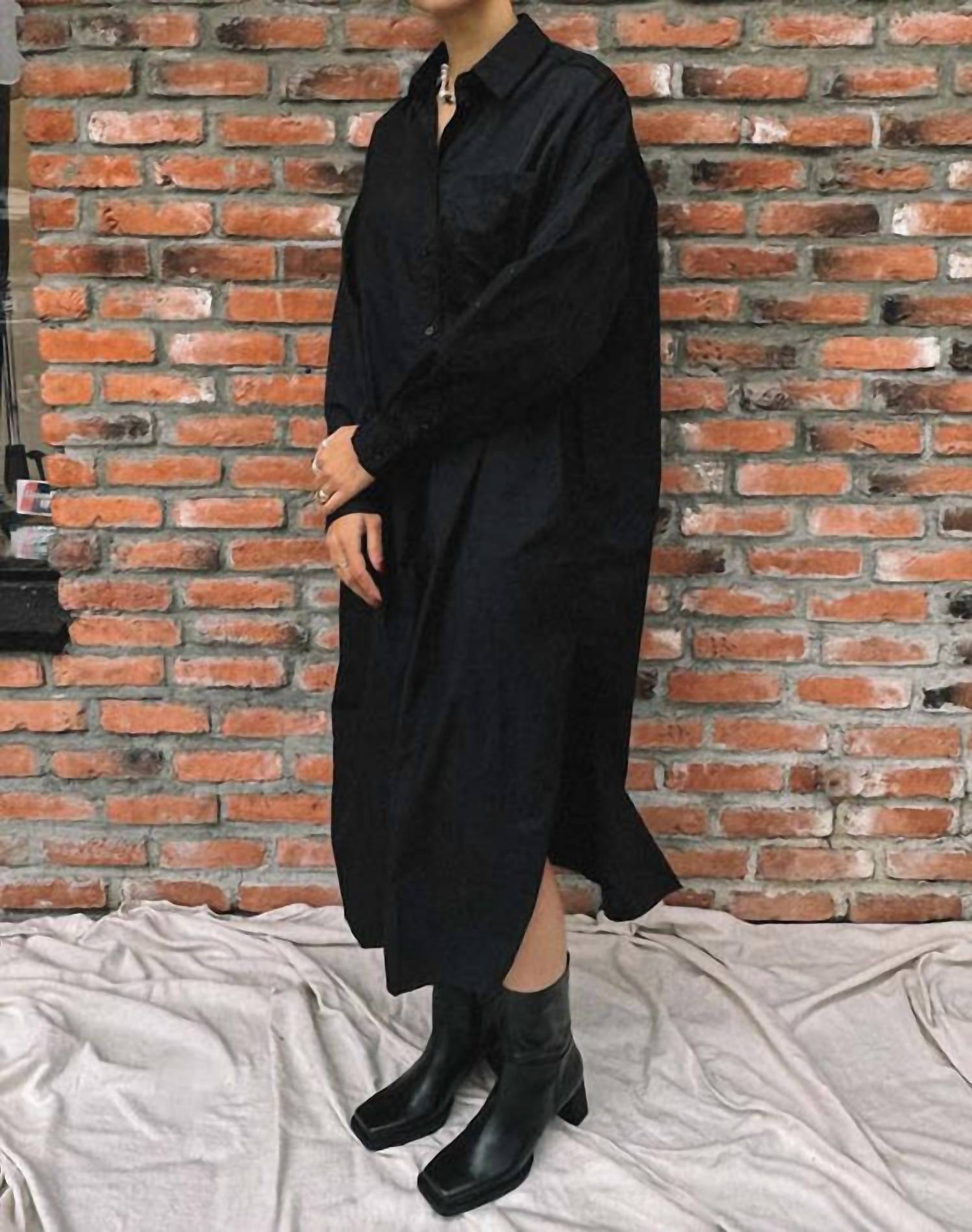 Oval Square - Cover Shirt Dress