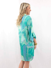 Entro - Ombre Collar Dress