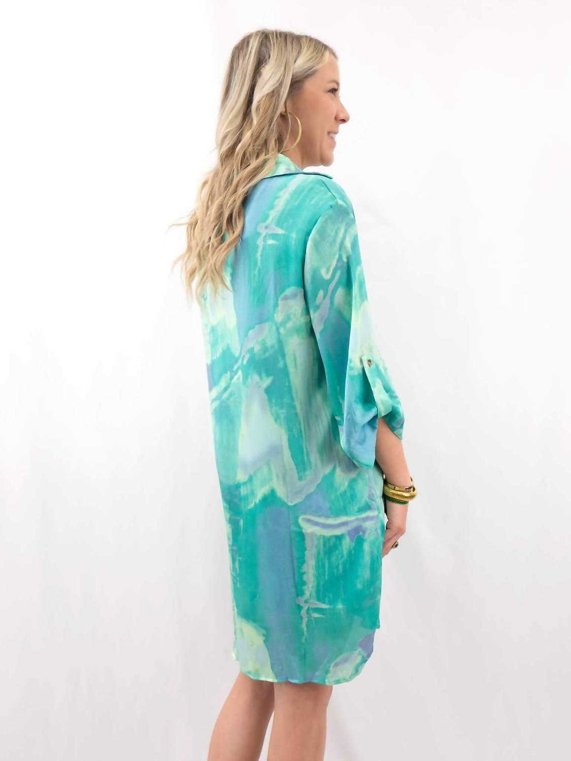 Entro - Ombre Collar Dress