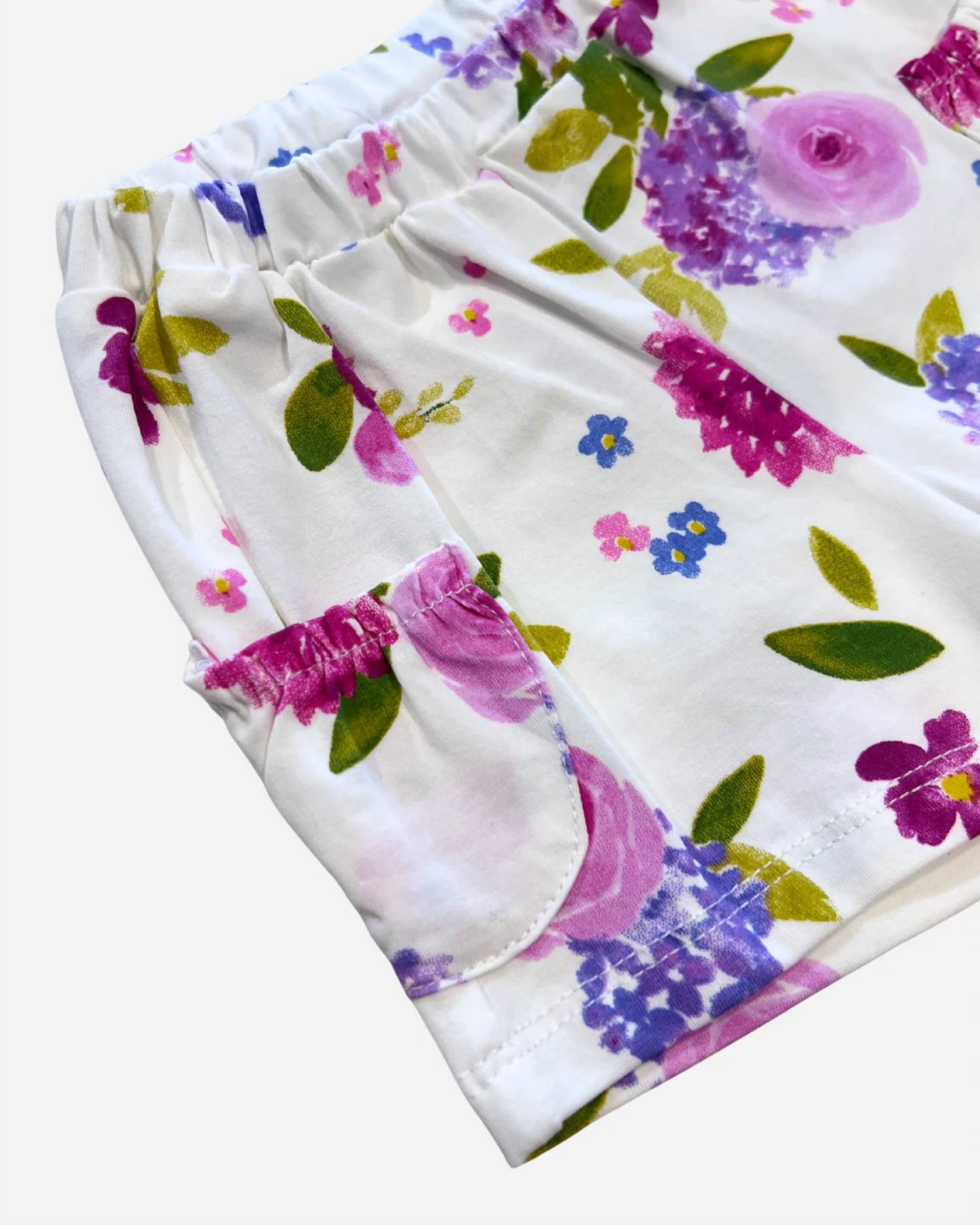 Mayoral - Girl's Top With Floral Shorts Set