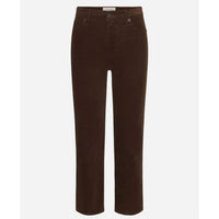 FRAME Women's Le Sleek Straight Corduroy Pants in bitter - women's pants - view 4