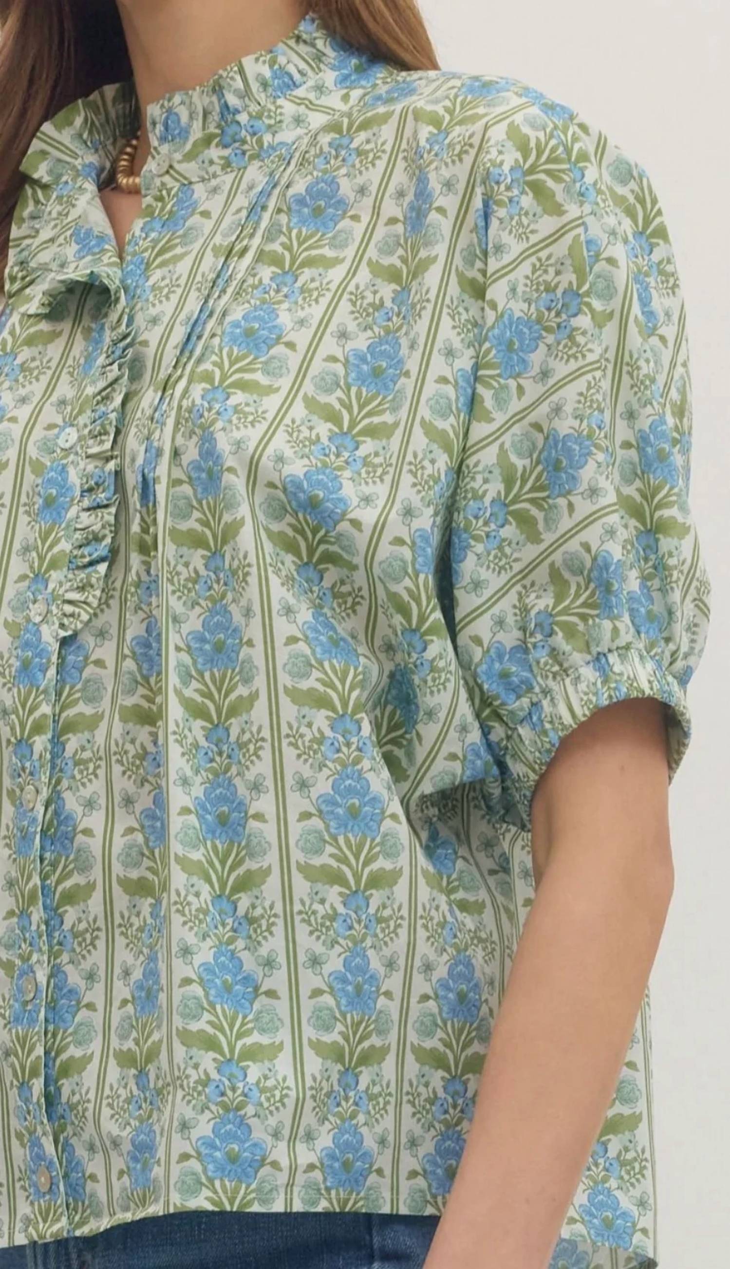 Entro - Floral Vines Top