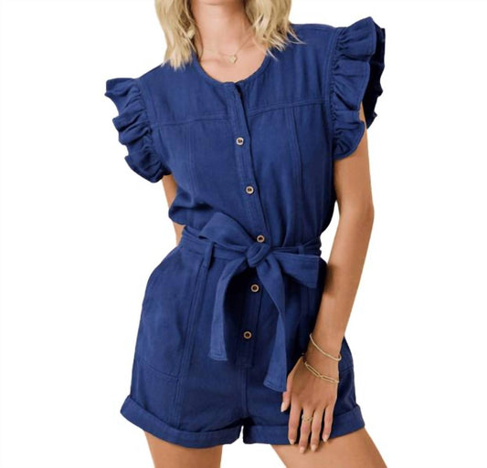 Day + Moon - Luna Ruffle Sleeve Romper