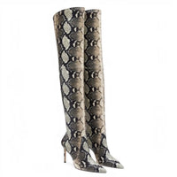 Stuart Weitzman - Women's Ultrastuart 100 Roccia Python Otk Stretch Boots