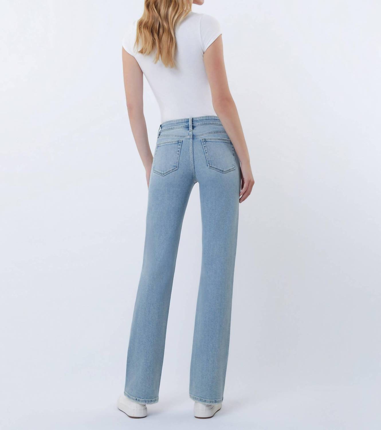Flying Monkey - Low Rise Straight Leg Denim Jeans