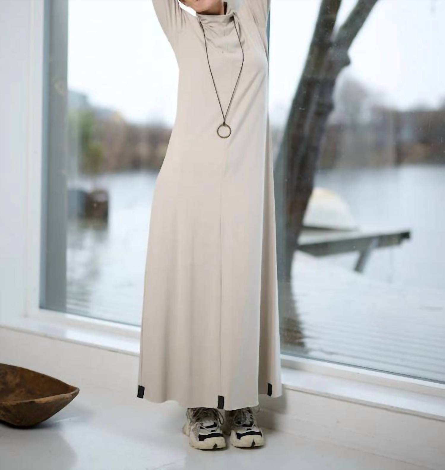 Henriette Steffensen - Knit Long Sleeve Maxi Dress