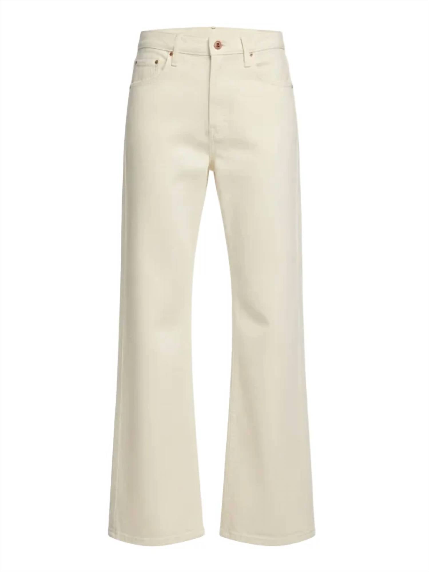 Mother - Lemon Twist Sneak Wide Leg Jeans