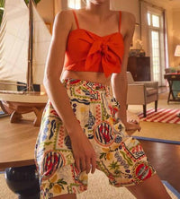 Hunter Bell - Spaghetti Strap Pearl Top